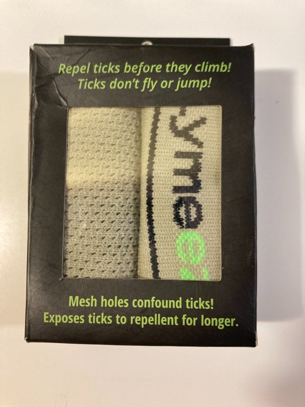 Lymeez Mesh Tick Repelling Leg Gaiters Olive Green Standard Size 1 Pair NEW